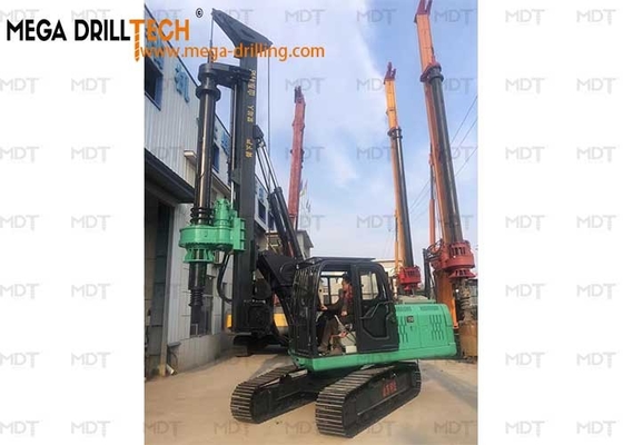 20m সম্পূর্ণ হাইড্রোলিক ক্রলার উদাস গাদা তুরপুন মেশিন মাইক্রো গাদা