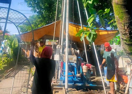 300mm ব্যাস ডিজেল ইঞ্জিন স্পিন্ডল ড্রিলিং রিগ ব্যাপকভাবে ব্যবহৃত