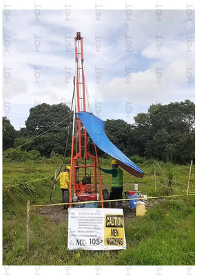 খনির অনুসন্ধানের জন্য 300 মিমি ব্যাস মাটি তদন্ত ড্রিলিং মেশিন