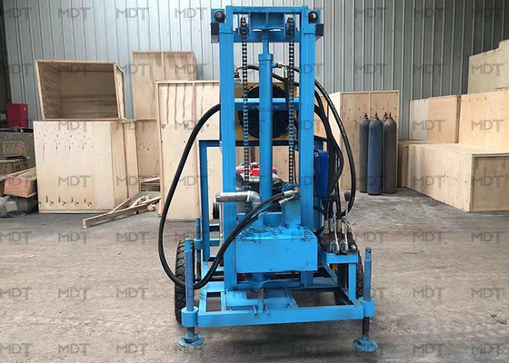 150m গভীরতা 4000W স্পিন্ডল ড্রিলিং রিগ ল্যান্ড বালি ড্রিলিং এর জন্য