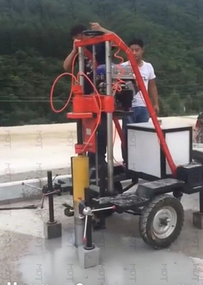কংক্রিট পরীক্ষার জন্য 700mm ট্রেলার টাইপ কংক্রিট কম্প্রেশন মেশিন