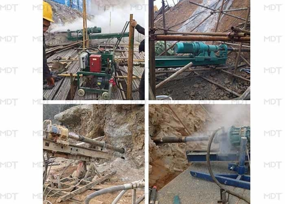 22kw 90 ডিগ্রি রোটারি পাইলিং মেশিন ঢাল সুরক্ষা পোর্টেবল